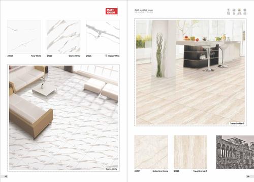 Vitrified Tiles - 60x60 cm Polish/Satin Matt, Premium Quality Ceramic with Custom Patterns and Low Water Absorption
