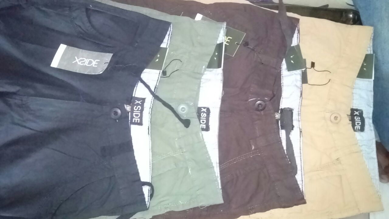 Washable Cotton Cargo Capri