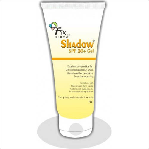 शैडो SPF 30 प्लस सनस्क्रीन जेल