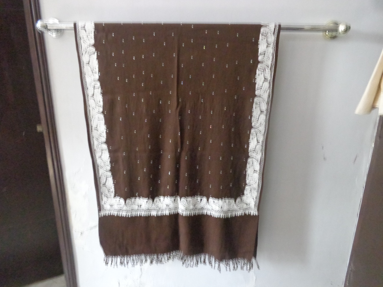Wool Embroidery Stole