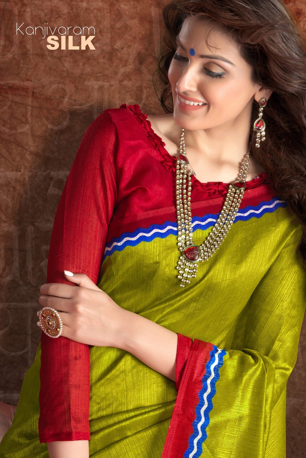 Fancy Latest Traditional Designer Printed Chapa Silk Saree - 5.70 Meter Saree, 0.75 Meter Blouse | Green And White, Unstitched For Regular Wear