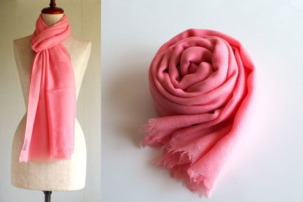 Silk Wool Dyed Stole