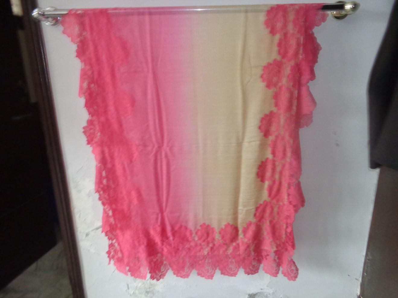 Designer Lace Trim Modal Stoles