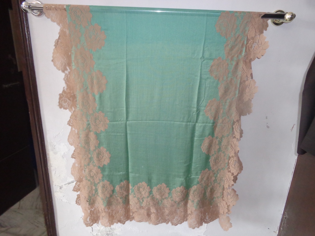 Designer Lace Trim Modal Stoles