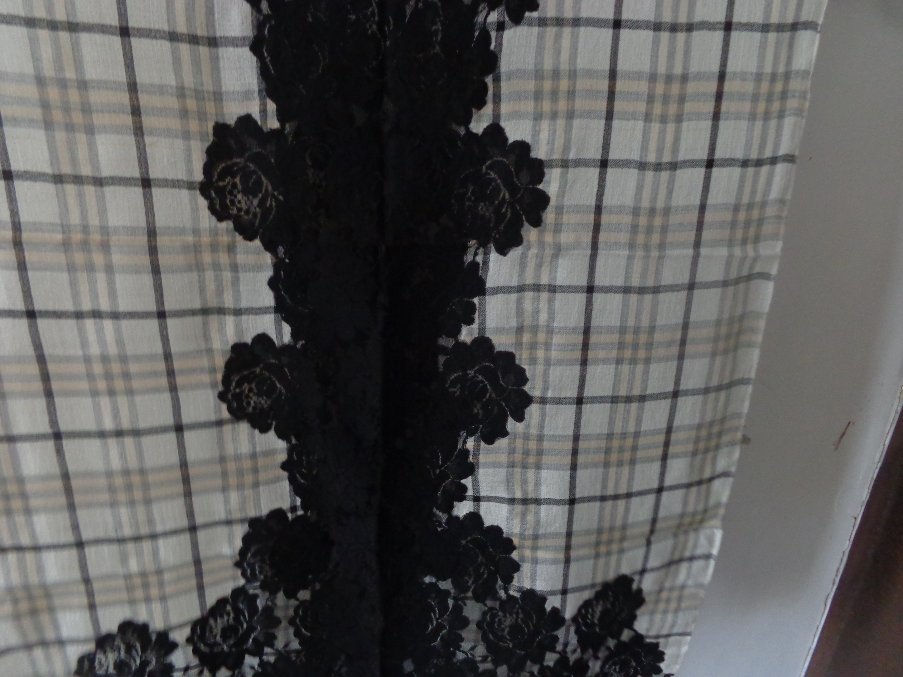 Designer Lace Trim Modal Stoles