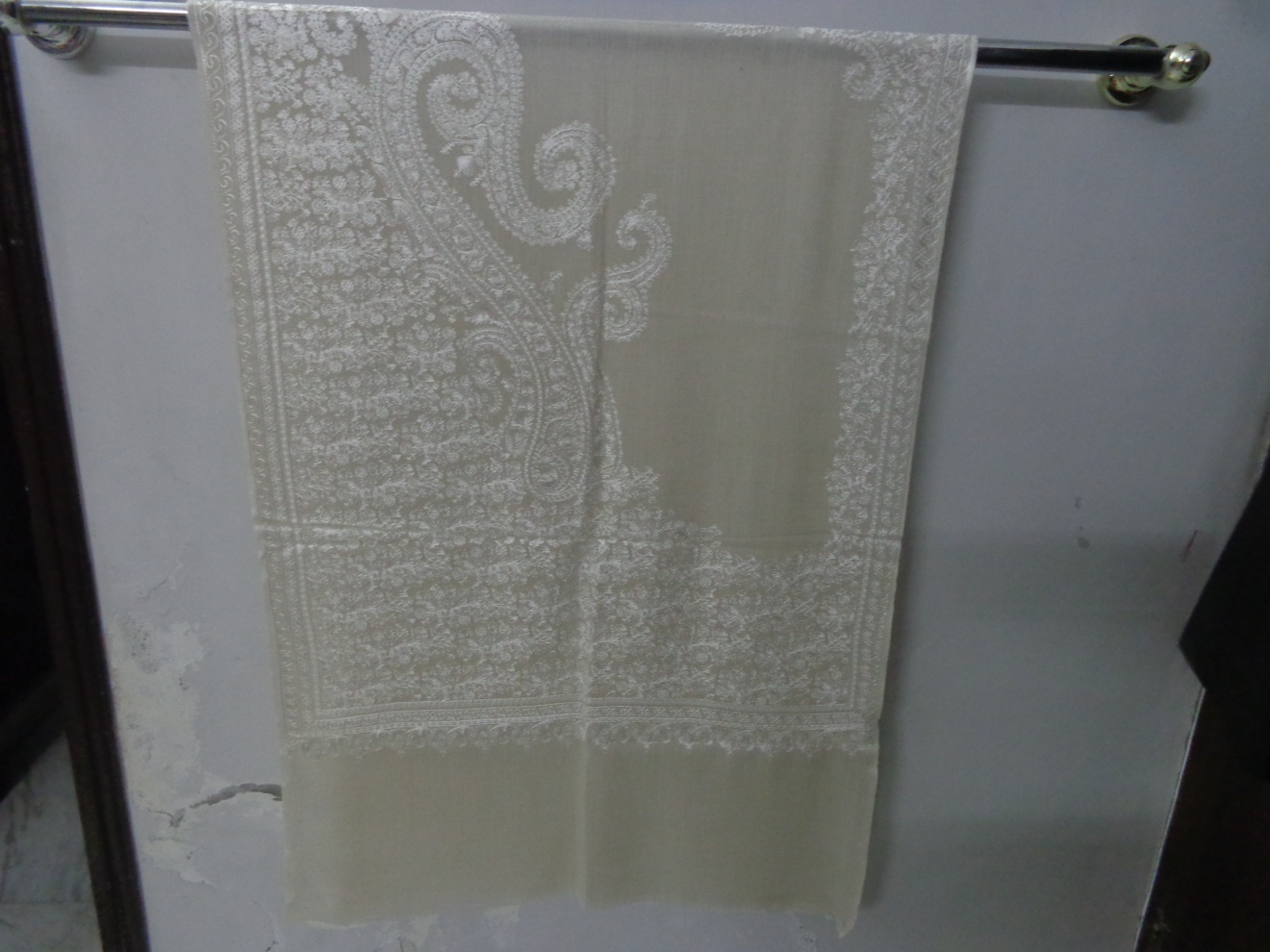 Wool Embroidery Stole