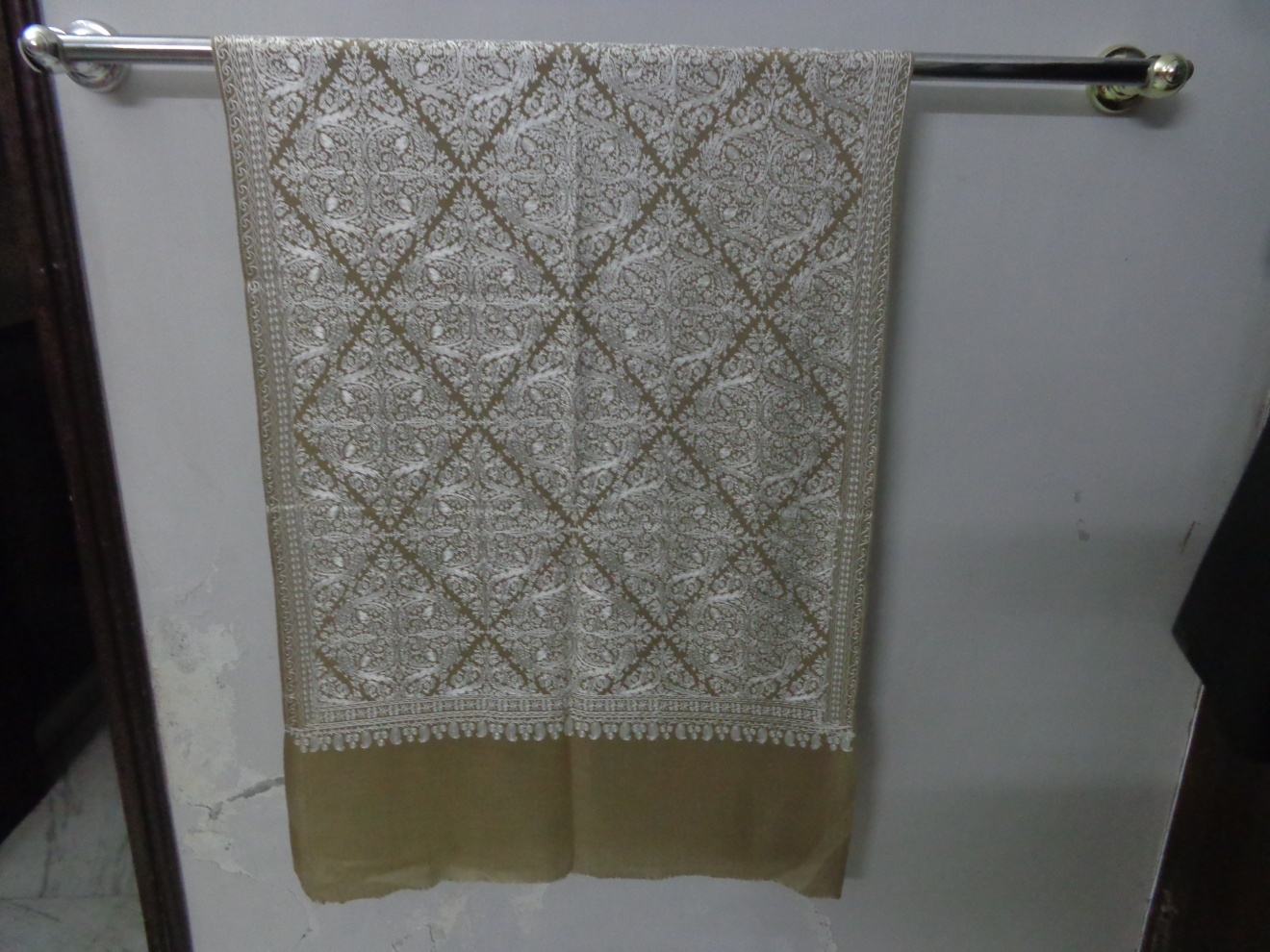 Wool Embroidery Stole