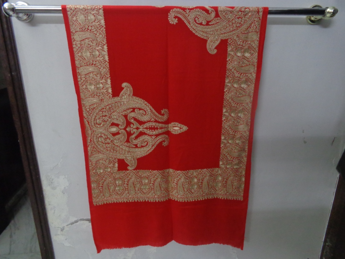 Wool Embroidery Stole
