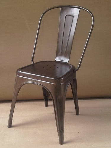 Vinayak Arts Iron Brown Tolix Chair
