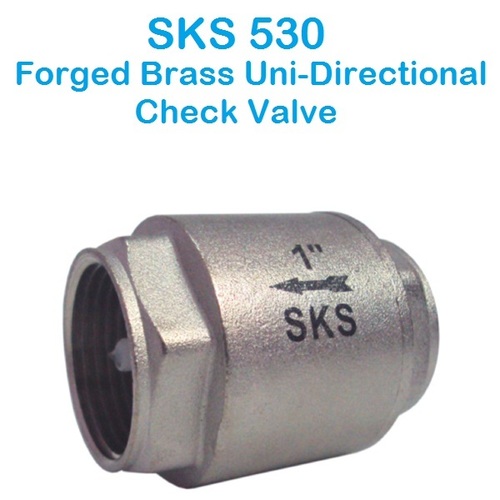 SKS Forged Brass Uni-directional Check Valve (NRV)