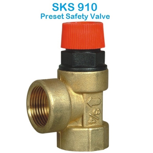 SKS 910 Preset Safety Valve Angle Type
