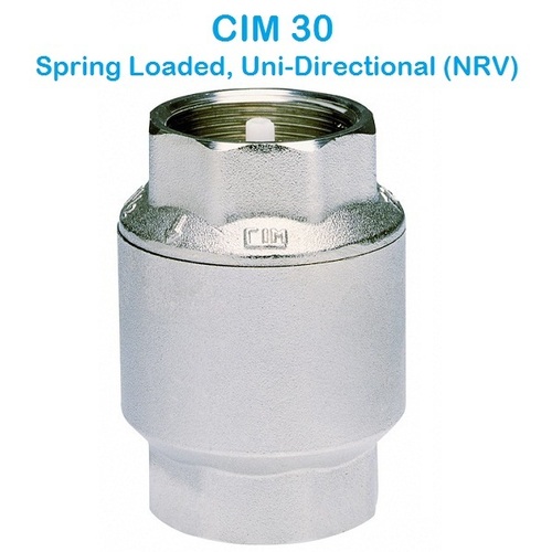 CIM 30 स्प्रिंग लोडेड यूनिदिशात्मक (NRV)