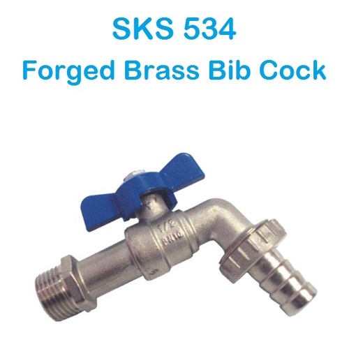 SKS 534 Forged Brass Bib Cock Valve