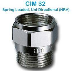 CIM 32 Spring Loaded Uni-Directional (NRV)