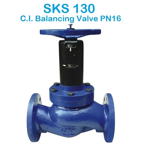 SKS 130 C.I. संतुलन वाल्व PN16