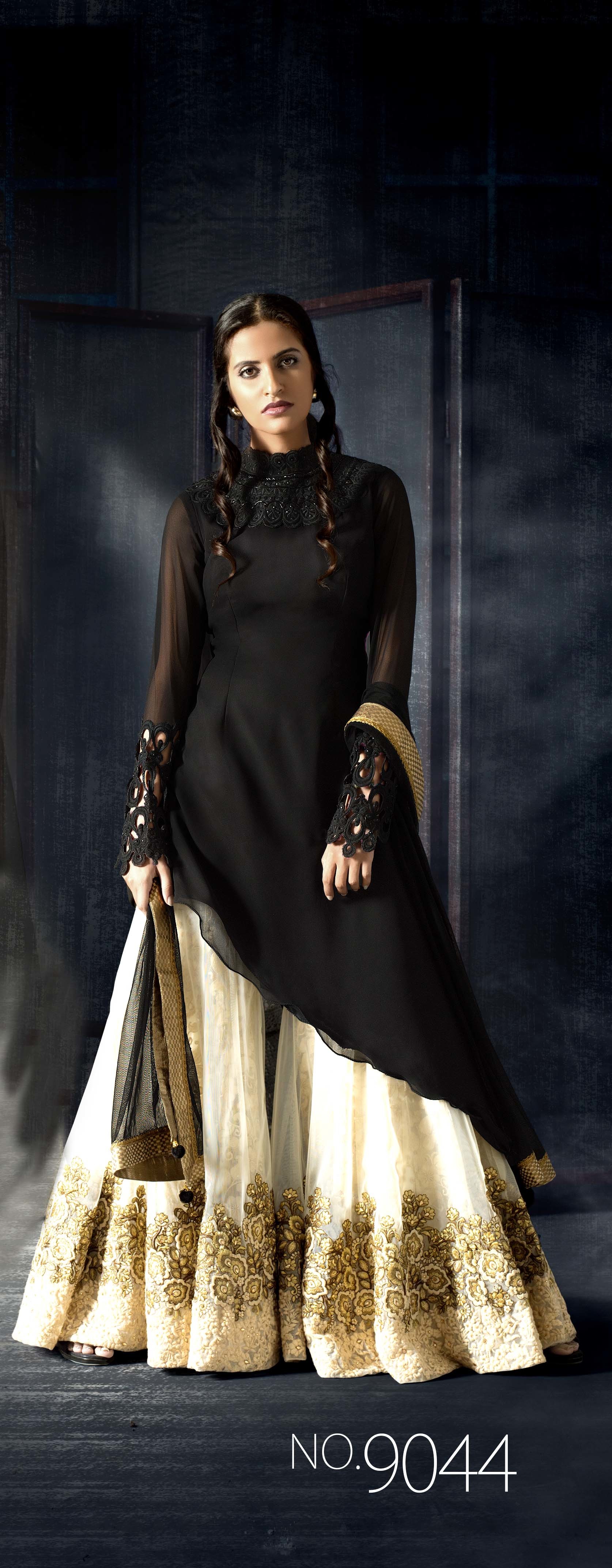 Indo Western Kurtis - Silk Blend, Knee-length, Mandarin Collar, Long Sleeves, Pink | Alluring Prints, Comfortable Wear, Elegant Look, Perfect Fit, Stylish Design