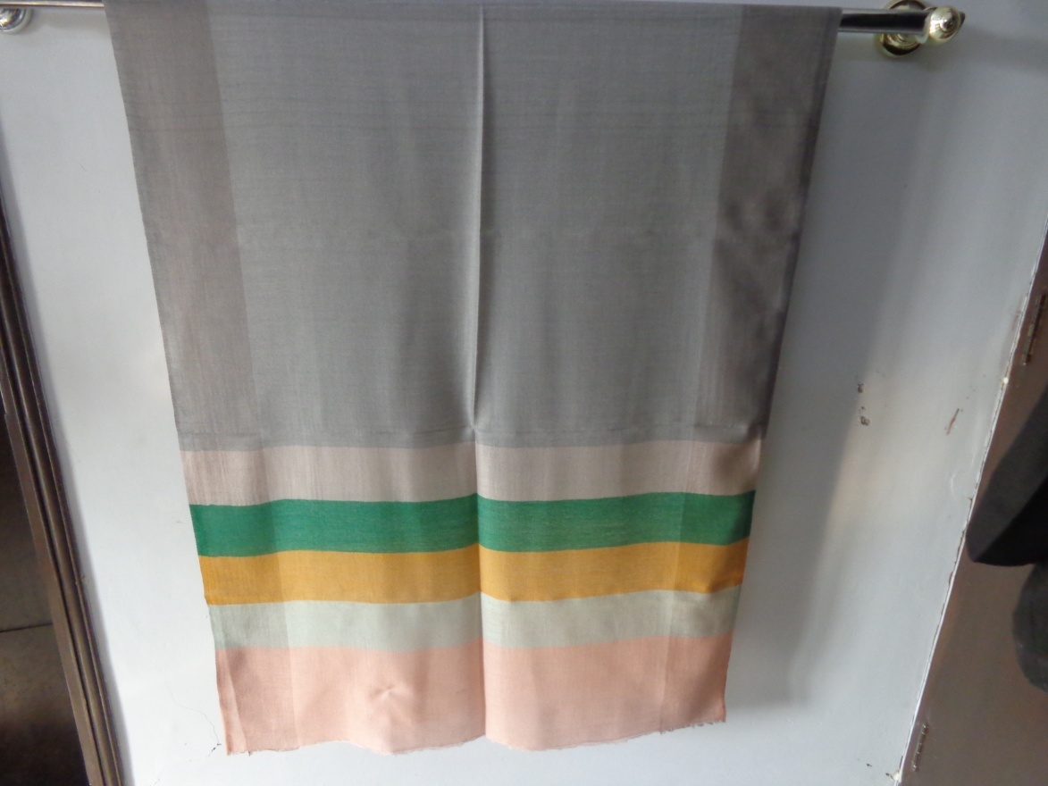 Fine Wool Stole - 70x180 Cm, Off-white | Soft Texture, Elegant Style, Lightweight, Breathable