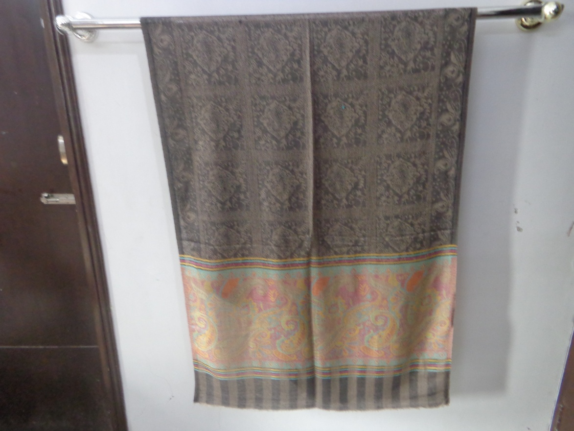 Fine Wool Stole - 70x180 Cm, Off-white | Soft Texture, Elegant Style, Lightweight, Breathable