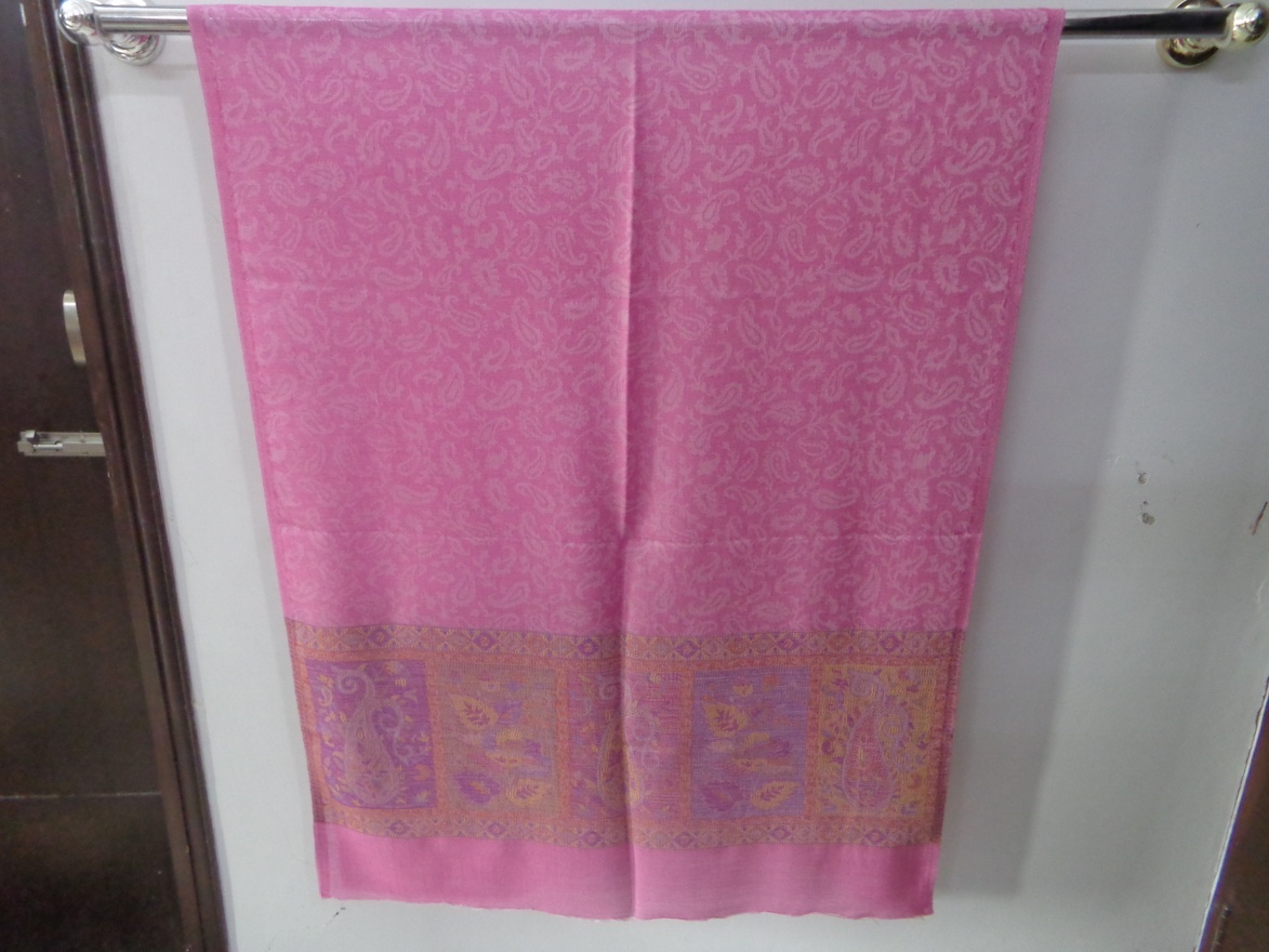 Fine Wool Stole - 70x180 Cm, Off-white | Soft Texture, Elegant Style, Lightweight, Breathable