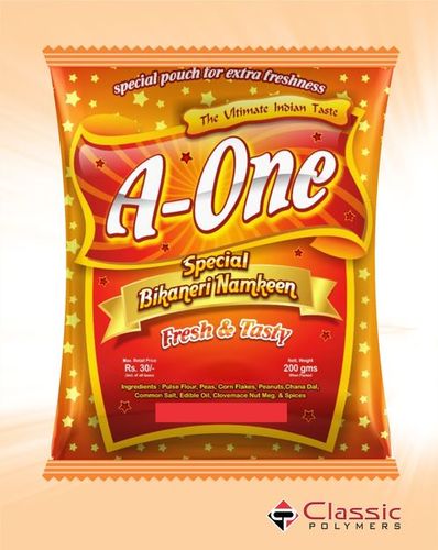 Metallize Pouch - Laminated Material, All Sizes, Translucent | Alluring Designs, Tear Resistance, Properly Sealed, Fine Finish