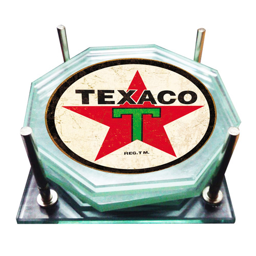 उच्च बनाने की क्रिया ग्लास कोस्टर 6 पीसी सेट