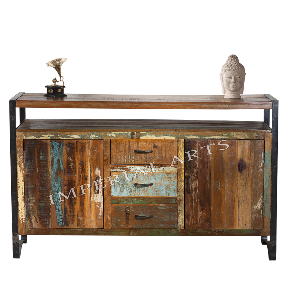 Reclaimed Wooden Furniture- Sideboard With Drawer