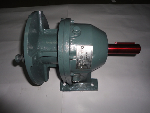 Helical Foot Mounted Gear Box - Iron Material, 2.7 to 290 RPM Output Speed, Green Color | Industrial Use, Helical Gear Tooth Profile, 220 Volt Voltage