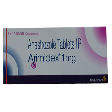 Anastrozole Tablets - 1mg, Round, White | Effective Cancer Treatment, Hormone Reduction, Tumor Shrinkage, Reliable Source, Blister Pack