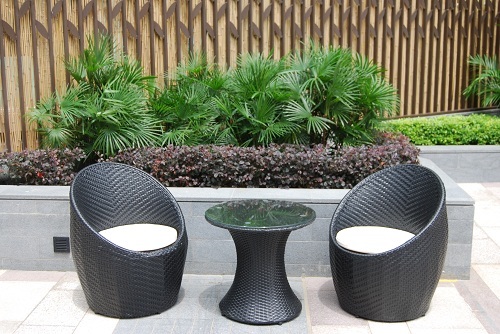 Wicker Coffee Set No Assembly Required