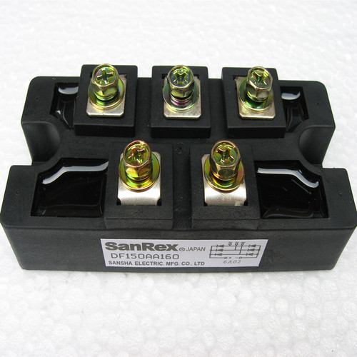 Three Phase Bridge Rectifier - 254x127x254 Mm, Black | 1200v Input, 150a Output, Original New