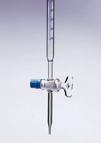 Burette With Glass Stopcock Class A, Batch Certificate
