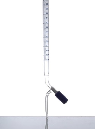 Burette With PTFE Needle Valve Stopcock Class B