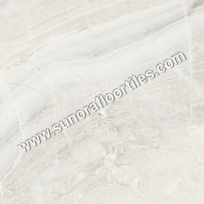 Browns / Tans Gloss White Floor Tiles