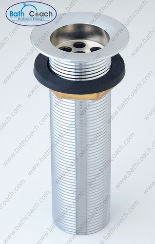 Round Brass Cp Long Waste Coupling