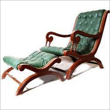Turquoise Easy Chair With Footrest