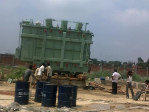 60 MVA साइट पर लोडिंग/अनलोडिंग