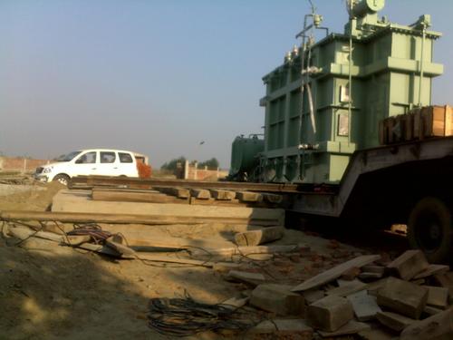 साइट पर 60 MVA लदान/उतलन