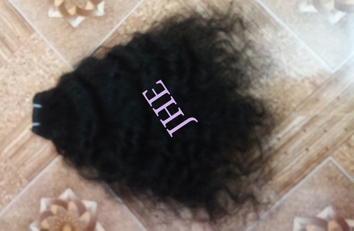 Black Curly Weft