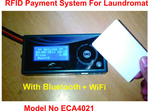 लॉन्ड्रोमैट RFID भुगतान प्रणाली