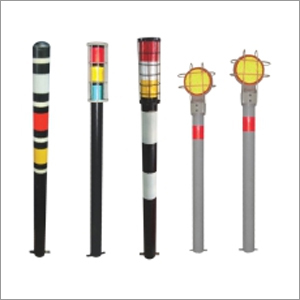 Solar Metal Delineators - Various Sizes, Corrosion Resistant, Lightweight, Rugged Design for Road Geometry Indication Day and Night