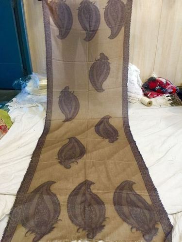 Cashmere /Wool Jacquard Stole