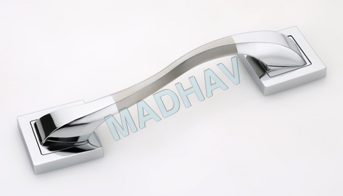 Square Door Handle - Zinc Alloy, 8-Inch Size | CPTT Color, Lightweight 350 Grams