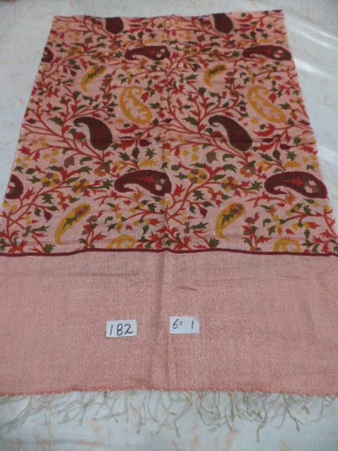 Mixcolor Silk Wool Kani Printed Stoles