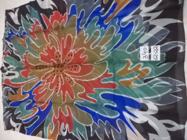 Mixcolor Pure Silk Star Burst Printed Stoles