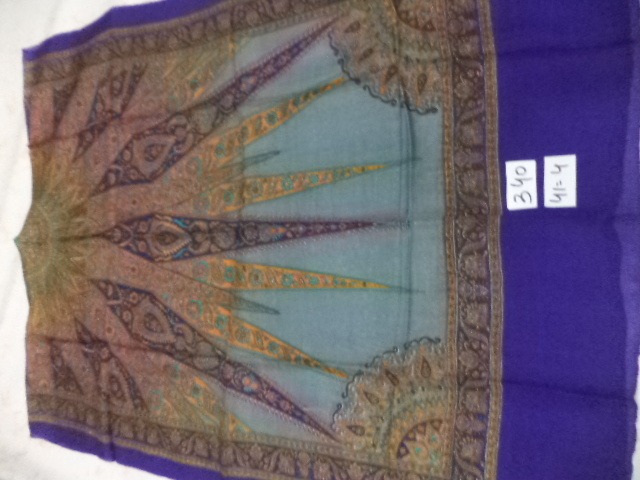 Mixcolor Pure Silk Star Burst Printed Stoles