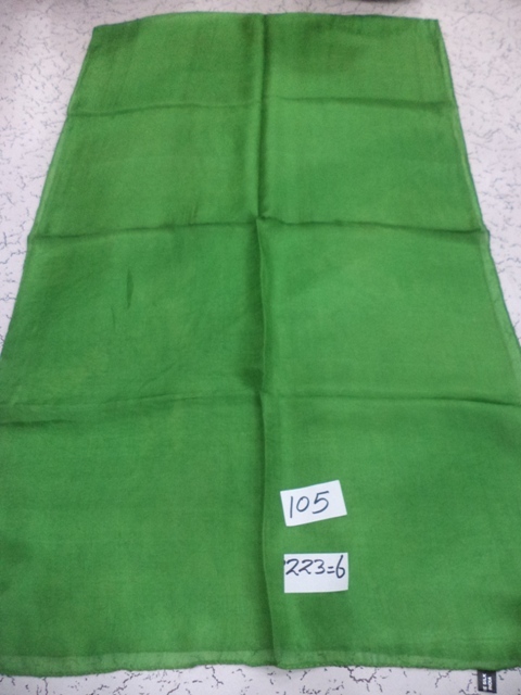 Black Pure Silk Solid Dyed Stoles