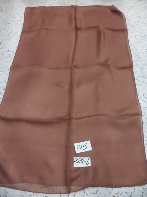 Black Pure Silk Solid Dyed Stoles