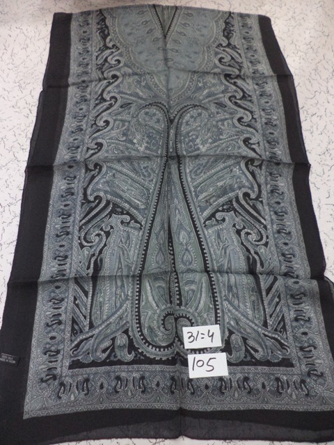 Mixcolor Pure Silk Jamawar Printed Stoles