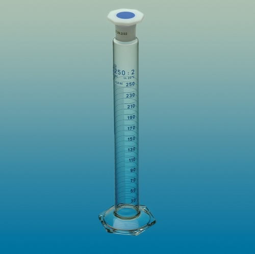 Measuring Cylinders Hexagonal Base With Stopper