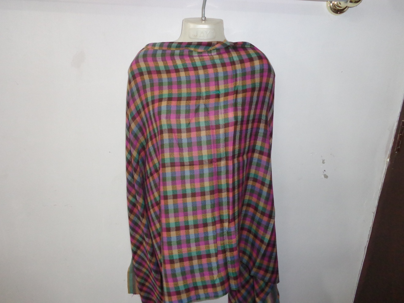 Fine Wool Multi Check Stoles